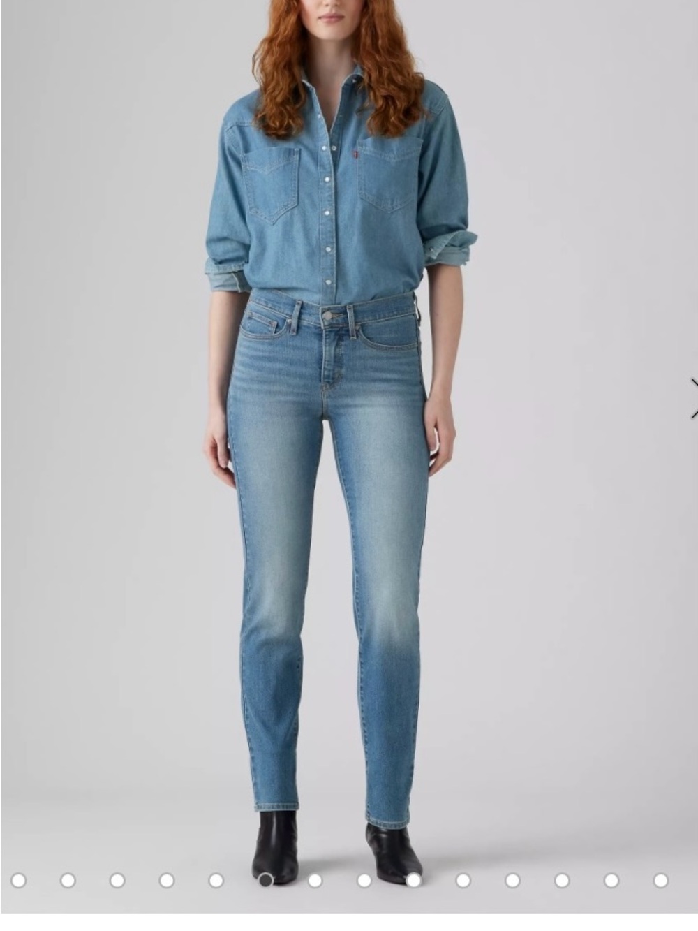 Levi's Light Blue Straight-Leg Women's Jeans